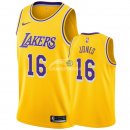 Camisetas NBA de Jemerrio Jones Los Angeles Lakers Amarillo Icon 18/19