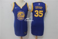 Camisetas NBA Mujer Kevin Durant Golden State Warriors Azul Icon 17/18