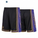 Pantalon NBA de Los Angeles Lakers Negro Hardwood Classics