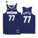 Camisetas NBA Nike Dallas Mavericks NO.77 Luka Doncic Marino Ciudad 2022-23