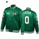 Chaqueta NBA Boston Celtics NO.0 Jayson Tatum Verde Throwback 2022