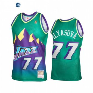 Camisetas NBA Utah Jazz Ersan Ilyasova Verde Throwback 2021