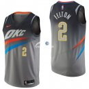 Camisetas NBA de Raymond Felton Oklahoma City Thunder Nike Gris Ciudad 17/18