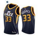 Camisetas NBA de Utah Jazz Elijah Hughes 75th Season Diamante Marino Icon 2021-22