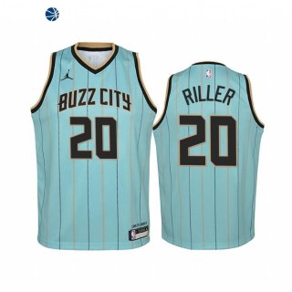 Camiseta NBA Ninos Charlotte Hornets Grant Riller Verde Ciudad 2020-21