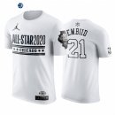 Camisetas NBA de Manga Corta Joel Embiid All Star 2020 Blanco