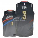 Camisetas de NBA Ninos Oklahoma City Thunder Nerlens Noel Nike Gris Ciudad 2018
