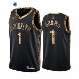 Camisetas NBA de Brooklyn Nets Bruce Brown Piel De Pitón Negro 2021-22
