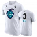 Camisetas NBA de Manga Corta Bradley Beal All Star 2019 Blanco