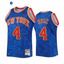 Camisetas NBA New York Knicks NO.4 Derrick Rose Royal Throwback 2022