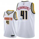 Camisetas NBA de Juan Hernangomez Denvor Nuggets Blanco Association 18/19