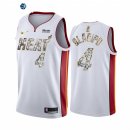 Camisetas NBA Nike Miami Heat NO.4 Victor Oladipo 75th Blanco Diamante 2022