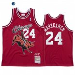 Camisetas NBA Chicago Bulls Lauri Markkanen X Juice Wrld Rojo Hardwood Classics
