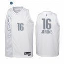 Camisetas NBA Ninos Oklahoma City Thunder NO.16 Ty Jerome 75th Season Blanco Ciudad 2022-23