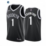 Camiseta NBA de Jamal Crawford Brooklyn Nets Negro Icon 2019-20