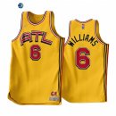 Camisetas NBA Earned Edition Atlanta Hawks NO.6 Lou Williams Oro 2022-23