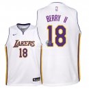 Camisetas de NBA Ninos Los Angeles Lakers Joel Berry II Blanco Association 2018