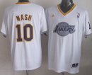 Camisetas NBA L.A.Lakers 2013 Navidad Nash Blanco