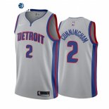 Camisetas NBA de Detroit Pistons Cade Cunningham Nike Gris Statement 2021-22