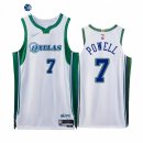 Camisetas NBA de Dallas Mavericks Dwight Powell 75th Blanco Ciudad 2021-22