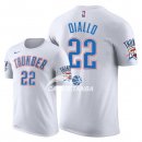 Camisetas NBA de Manga Corta Hamidou Diallo Oklahoma City Thunder Blanco 17/18