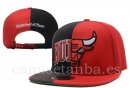 Snapbacks Caps NBA De Chicago Bulls Negro Rojo-13