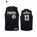 Camisetas de NBA Ninos Edición ganada Brooklyn Nets James Harden Negro 2021