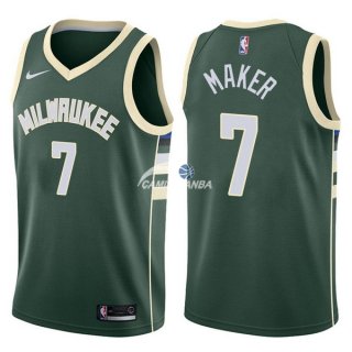 Camisetas NBA de Thon Maker Milwaukee Bucks Verde Icon 17/18