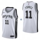 Camisetas NBA de Bryn Forbes San Antonio Spurs Blanco Association 17/18