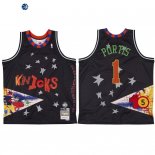 Camisetas NBA New York Knicks Bobby Portis X BR Remix Negro Hardwood Classics