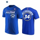 T-Shirt NBA 2021 All Star Giannis Antetokounmpo Azul