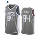 Camisetas NBA Edición ganada Los Angeles Clippers George King Gris 2021-22