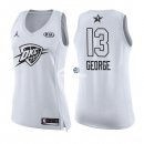 Camisetas NBA Mujer Paul George All Star 2018 Blanco