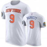 T Shirt NBA New York Knicks R.J. Barrett Blanco Association