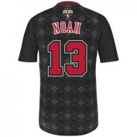 Camisetas NBA Chicago Bulls Noches Latinas Manga Noah Negro