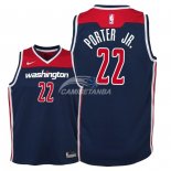Camisetas de NBA Ninos Washington Wizards Otto Porter Jr Marino Statement 2018