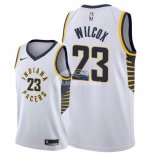 Camisetas NBA de C.J. Wilcox Indiana Pacers Blanco Association 2018