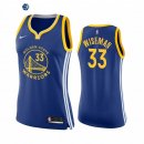 Camisetas NBA Mujer Golden State Warriors James Wiseman Azul Icon 2020-21