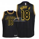 Camisetas de NBA Ninos Los Angeles Lakers Joel Berry II Nike Negro Ciudad 2018