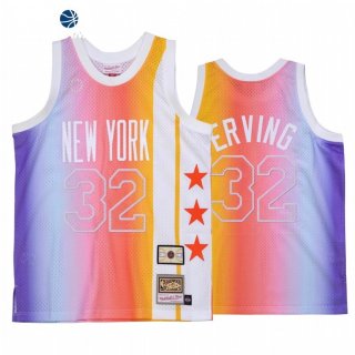 Camisetas NBA Brooklyn Nets Julius Erving Blanco Throwback 2021