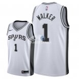 Camisetas NBA de Lonnie Walker San Antonio Spurs Blanco Association 2018