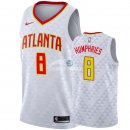 Camisetas NBA de Isaac Humphries Atlanta Hawks Blanco Association 18/19
