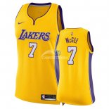 Camisetas NBA Mujer JaVale McGee Los Angeles Lakers Amarillo Icon