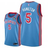 Camisetas NBA de Daniel Hamilton Atlanta Hawks Retro Azul 2018
