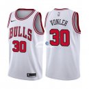 Camisetas NBA de Noah Vonleh Chicago Bulls Blanco Association 17/18