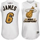 Camisetas NBA James 2012 Finals Champions Blanco