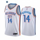 Camiseta NBA de Oklahoma City Thunder Sviatoslav Mykhailiuk Blanco Association 2021