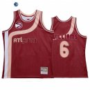 Camisetas NBA Atlanta Hawks NO.6 Lou Williams Rojo Hardwood Classics 2022