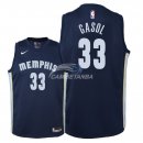 Camisetas de NBA Ninos Memphis Grizzlies Marc Gasol Marino Icon 2018