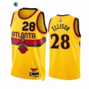 Camisetas NBA Nike Atlanta Hawks NO.28 Malik Ellison 75th Diamond Oro Ciudad 2021-22